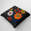 cross stitch cushion pattern flowers