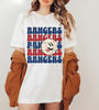 Retro Style Rangers Cute Shirt, Texas Baseball Rangers Short Sleeve Hoodie.jpg