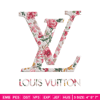 Flower louis vuitton Embroidery Design, Lv Embroidery, Embroidery File, Brand Embroidery, Logo shirt, Digital download.jpg