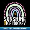 ZL-20231103-32300_Sunshine and Ice Hockey Cute Rainbow Gift for Womens Kids Girls 9574.jpg
