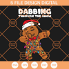 Dabbing Gingerbread Santa SVG, Christmas SVG, Gingerbread SVG, Dabbing Through The Snow SVG - SVG Secret Shop.jpg