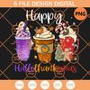 Happy Hallothanksmas Coffee Latte PNG, Coffee PNG, Drink PNG, Tea PNG - SVG Secret Shop.jpg