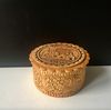 Wooden birch bark box Trinket casket