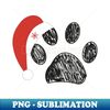 PJ-20231113-11294_Paw prints with Santa Claus red hat and snowflake 3549.jpg