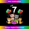 XJ-20231114-3277_Kids Seventh Birthday Cats - 7 Year Old Boy Girl.jpg