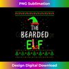 GU-20231115-385_Bearded Elf Family Matching Ugly Sweater Christmas Pjs Tank Top 1.jpg