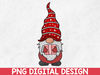 Christmas Gnomes Sublimation  Christmas Sublimation Design  Digital Clip art  Transparent Background  Instant Download.jpg