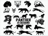 Panther SVG Panther Clipart Cut File Cricut Vector Dxf Png Eps.jpg