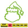 Grinch Svg, Grinch Christmas Svg, Grinch Clipart Files, Cricut and Silhouette Files Digital File (8).jpg