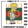 Bart gucci Embroidery Design, Gucci Embroidery, Embroidery File, Logo shirt, Sport Embroidery, Digital download.jpg