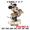 Gucci Minnie mouse Embroidery design, Gucci Embroidery, Disney design, Embroidery File, cartoon shirt, Digital download..jpg