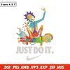 Just do it cartoon Nike Embroidery design, Cartoon Embroidery, Nike design, Embroidery file, Instant download..jpg