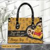 Touch This And I Will Bite You Leather Bag hand bag,Winnie The Pooh Woman Handbag,Pooh Lover's Handbag,Custom Leather Bag,Personalized Bag.jpg