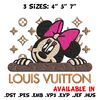 Minnie head lv Embroidery Design, Lv Embroidery, Embroidery File, Brand Embroidery, Logo shirt, Digital download.jpg