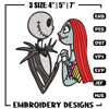 Jack and Sally love Embroidery design, Horror Embroidery, horror design, Embroidery File, logo shirt, Digital download..jpg