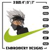 Kakashi Nike embroidery design, Naruto embroidery, nike design, anime design, anime shirt, Digital download.jpg