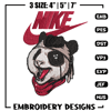 Panda cartoon Nike Embroidery design, Panda cartoon Embroidery, Nike design, Embroidery file, Instant download..jpg