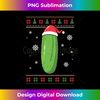 YK-20231119-1148_Christmas Pickle Santa Elf Hat Tree Funny Xmas Ugly Sweater Long Sleeve 0532.jpg