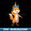 KT-20231119-30030_Fox at Party with Party hat 9724.jpg