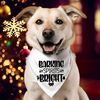 Christmas Dog Bandana, Barking Spirits Bright Pet Bandana, Dogs Christmas Handkerchief, Christmas Gifts For Fur Moms, Dog Dad Xmas Bandanas.jpg