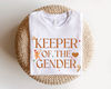 Keeper Of The Gender Christmas Shirt, Christmas Pregnancy Announcement, Gingerbread Man T-Shirt, December Gender Reveal, Baby Gender Reveal.jpg