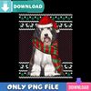 Xmas Bearded Collie Dog Png Best Files Design Download.jpg