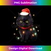 AC-20231122-2435_Cute Christmas Black Cat In Santa Hat Wrapped In Tree Lights Tank Top 0505.jpg