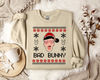 Bad Bunny Ugly Christmas Ornament Sweatshirt - Festive Holiday Music Fan Apparel - Bunny Lover Gift.jpg