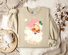 Santa Claus Beard and Hat Pullover - Holiday Season Comfort Wear - Cozy Christmas Sweater, Santaface Festive Holiday Sweatshirt.jpg