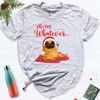 Christmas Pug Dog Shirt, Merry Whatever Christmas Tshirt, Cute Christmas Vacation Shirt, Christmas Party Tees, Pug Lover Shirt, Cute Pug Tee.jpg