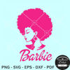 Barbie Afro Black woman SVG, Black Barbie SVG, Afro Barbie girl SVG.jpg