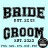 Bride and Groom 2023 SVG, Bride Est 2023 svg, groom Est 2023 svg.jpg