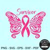 Cancer survivor butterfly SVG, Breast Cancer Awareness SVG, Fight Cancer SVG.jpg