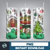 3D Inflated Christmas Tumbler Wrap Design Download PNG, 20 Oz Digital Tumbler Wrap PNG Digital Download (8).jpg