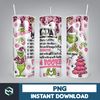 3D Inflated Christmas 20oz Skinny Tumbler, Pink Christmas 3D Puffy Tumbler, Christmas Movies, Stole Christmas 20oz Tumbler Wrap (62).jpg