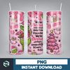 3D Inflated Christmas 20oz Skinny Tumbler, Pink Christmas 3D Puffy Tumbler, Christmas Movies, Stole Christmas 20oz Tumbler Wrap (8).jpg