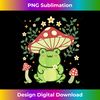 MJ-20231124-1405_Cottage Core Aesthetic Kawaii Frog With Flower Mushroom 0014.jpg