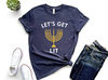 Lets Get Lit Shirt, Hanukkah Shirt, Happy Hanukkah, Funny Jewish Shirt, Jewish Gift, Hanukkah Gift, Jew Shirt, Menorah Jewish shirts.jpg