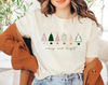 Merry and Bright, Women's Christmas shirt, Womans Holiday Shirt, Christmas Gift, Chic Winter Shirt, Cute Holiday Tee, Gift For Her,Fun ,Cute.jpg