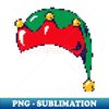 ZS-5236_Christmas - Elf Hat Pixel Art 4466.jpg