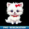FG-8453_Cute adorable white Pomeranian with red bow tie 1265.jpg