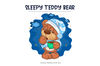 Sleepy Cartoon Teddy Bear_preview_02_1.jpg
