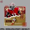 FL0707230812393-Football PNG Brandon Aiyuk Football Paper Poster 49ers.jpg