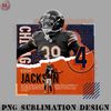 FA070723081579-Football PNG Eddie Jackson Football Paper Poster Bears.jpg