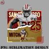 FA0707230815105-Football PNG Elijah Mitchell Football Paper Poster 49ers.jpg