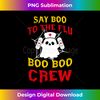 LW-20231126-7109_Say Boo To The Flu Boo Boo Crew Ghost Nurse Funny Halloween Long Sleeve 1394.jpg