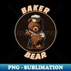 UM-10057_Cute Bear baker Adorable baking animals Cuddly  Teddy bear 3562.jpg
