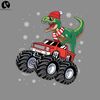 KL161123104-Dinosaur T Rex Riding Monster Truck Funny Christmas Xmas PNG, Funny Christmas PNG.jpg