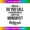 IP-20231126-8945_Womens What do you Call a Person Who is Happy on Mondays Retired V-Neck 2093.jpg