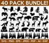 Wilderness SVG Bundle, Forest Animals Svg, Wild Animals Svg, Bears Svg, Deers Svg, Fox Svg, Moose Svg, Owls Svg, Cut File Cricut, Silhouette.jpg